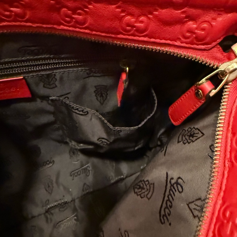Gucci Red Leather Crossbody Bag - Picture 12 of 13